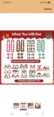 Atonofun 64 PC Leis for Christmas Party Decorations