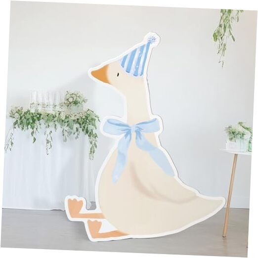 One Silly Goose Party Decorations 1st Birthday Silly Goose Blue Striped Style