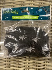 Halloween Home Decoration set kit- bunting spiders web curtain light up wand etc