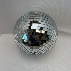 VTG Hanging Disco Ball 8” Mirror Disco Balll w/Hanging Ring Party Decor