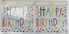 24 Piece Party Décor Pack Gel Clings & Wall Decals Special Occasions & Birthday