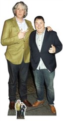 Edd and Mike Brewer Lifesize and Mini Cardboard Cutout / Standup TV presenters