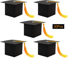 30pc Graduation Cap Candy Box Class of 2026 Party Favor Gift Decor