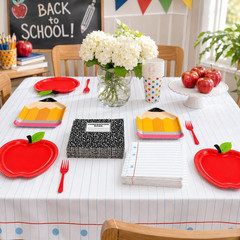 73Pcs Back to School Decorations, First Day of School Decorations with Apple Pla