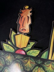 Beistle Co. Hawaiian Pineapple Cocktail Drink Die Cut Decor 1979 Vintage 17”