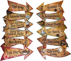 Lightweight Vintage-Style Directional Signs – Pack of 12 for Kids’ Parties