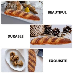 Simulated Artificial Bread Prop Fake French Loaf Lifelike Dessert Display