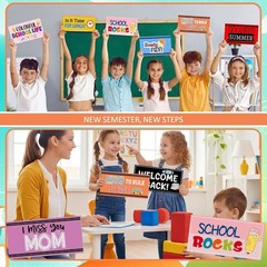 24 Unique Back to School Photo Booth Props – Double-Sided, Waterproof & Fun!
