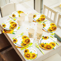 96 Pcs Sunflower Party Supplies Sunflower Themed Party Decoration Sunflower Part