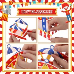 3 Sets Carnival Ferris Wheel Centerpiece Carnival Theme Party Decorations Cak…