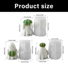 Festival Halloweens Silicone Mould Set Create Pumpkin Specters Craft