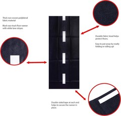 Durable 10ft Racetrack Party Decoration Mat – Enhance Indoor & Outdoor Fun!