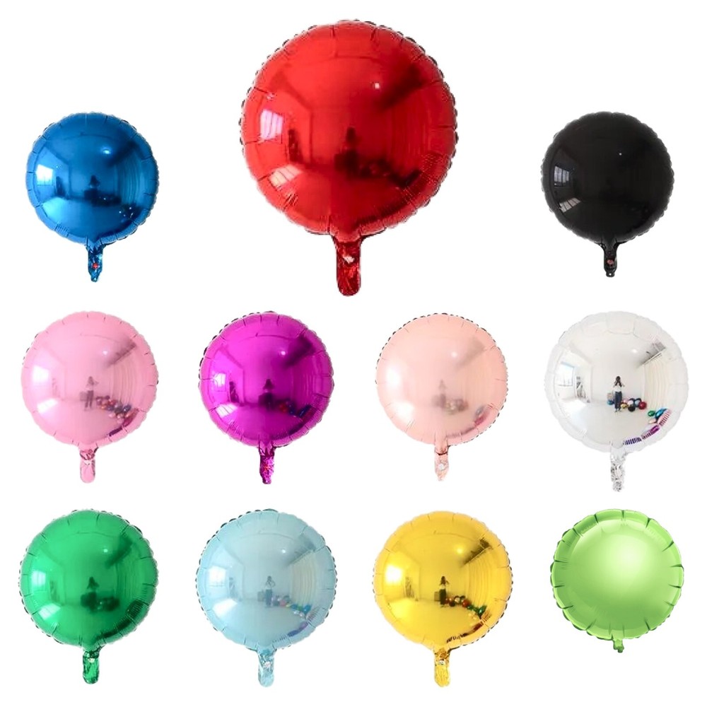 12» Party Decorations set include Backdrop Curtain/Foil Shapes/Latex Balloons