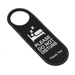 1*Do Not Disturb Signs Door Knobs Hanger Pendant Cleaning Label Make Up Room