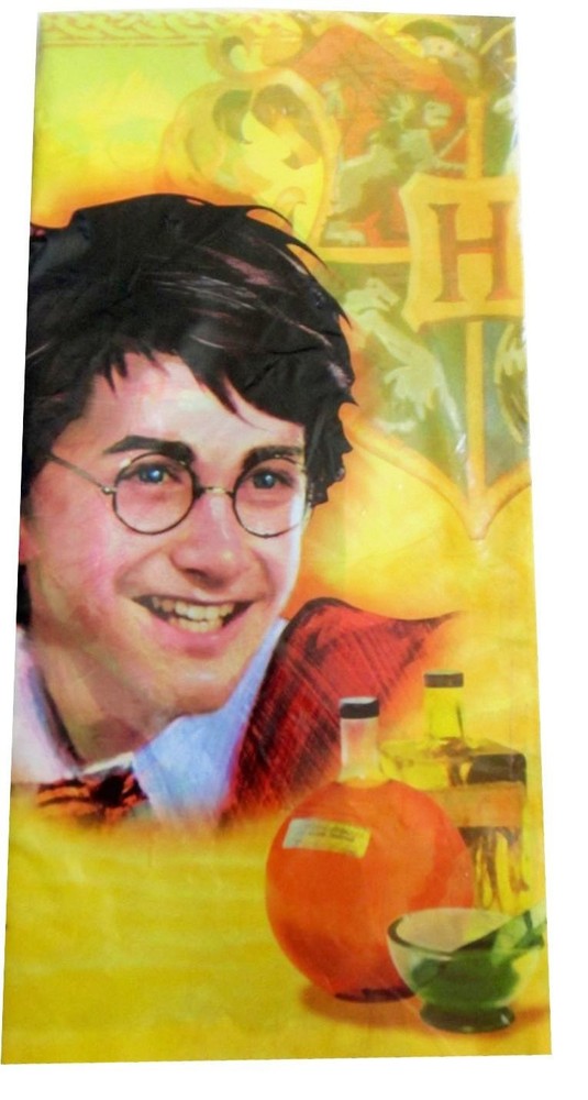 Harry Potter Goblet of Fire 102 x 54″ Vinyl Reuseable Party Table Cover VINTAGE