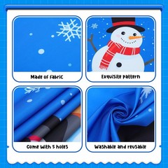 3 Pcs Winter Party Door Banner Winter Penguins Snow Door Backdrop Classroom D…
