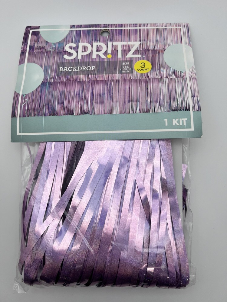 3 Count Spritz Backdrop 6 ft L for Party Photo Backdrop