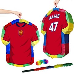 Personalised Shirt Pinata Soccer Jersey kit football party game Birthday Sports