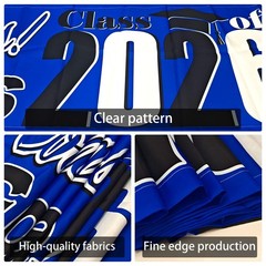 2026 Graduation Decorations Blue and Black Graduation Banner Large Congratulati.