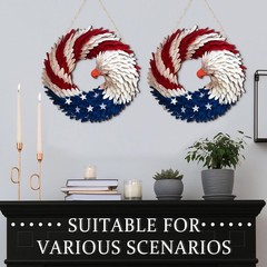 Eagle Wreath Decoration for National Celebrations