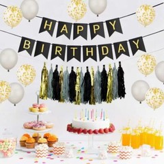 Happy Birthday Banner Ballon Birthday Decoration Girls and Boys Birthday Balloon