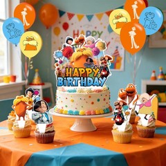 Lorax Happy Birthday Backdrop Lorax Banner Poster for Cartoon Theme Party Dec…
