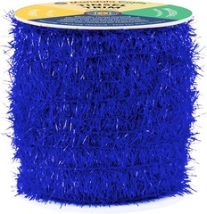 Blue Tinsel Garland – 30 Feet Thin Metallic Foil Glitter Garland for Christmas