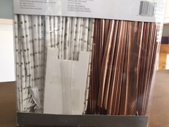 Martha Stewart Pom-Poms, 5 Pom Poms in White Rose Gold Copper Decor NEW!