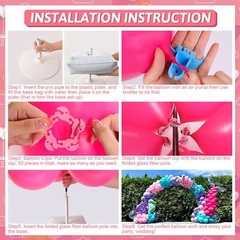 Metal Round Backdrop Stand Balloon Arch Kit – 6.56ft(2m) Golden Circle Backdr…