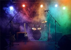 Music Backdrop Karaoke Party Backgrounds for Photography Rock and Roll 7X5FT
