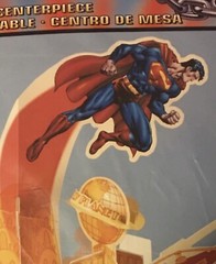 VTG HALLMARK Party Express SUPERMAN, LEX LUTHER & LOIS LANE 21″ CENTERPIECE 3-D