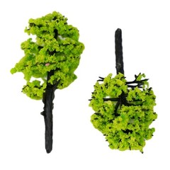 20pcs DIY Miniature Trees Model Train Railroad Wargame Scenery Landscape Scale