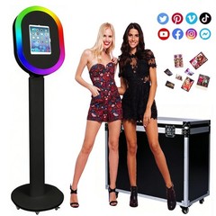 Portable Photo Booth Compatible with Any lpad with Flight Case for Wedding Party