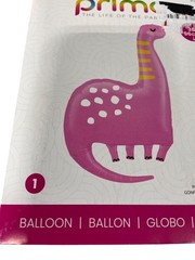 Prima Metallic Dinosaur Balloon Pink 38″ Inflatable Helium/Air Lightweight NEW