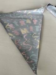 Lot Vintage Party Decorations~Streamers~Cake Topper~Banner