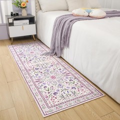 Amearea Purple Runner Rugs for Hallway, 2×6 Feet Area Feet,