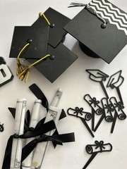 Graduation Party / Cake Decorations Supplies Bundle Table Cake Decor