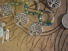 Tree of Life Wine Glass Charms Party Celebration Decoration Clip On Reusable