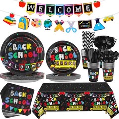 Complete 195-Piece Back to School Party Supplies Set – Stylish and Convenient