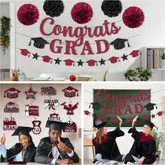 Maroon Graduation Decorations 2026,Graduation Decorations Class Of 2026 Maroo…