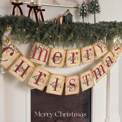 Merry Christmas Decorations Banner Xmas Winter Holiday Gift