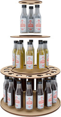 Party Display for Mini Liquor Bottles | 21St Birthday Holiday Celebration Decora