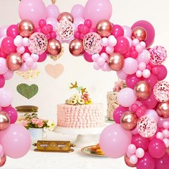 Pastel Pink Balloons 12 Inch 100 Pack light Pink Latex Balloons Baby Pink Par…