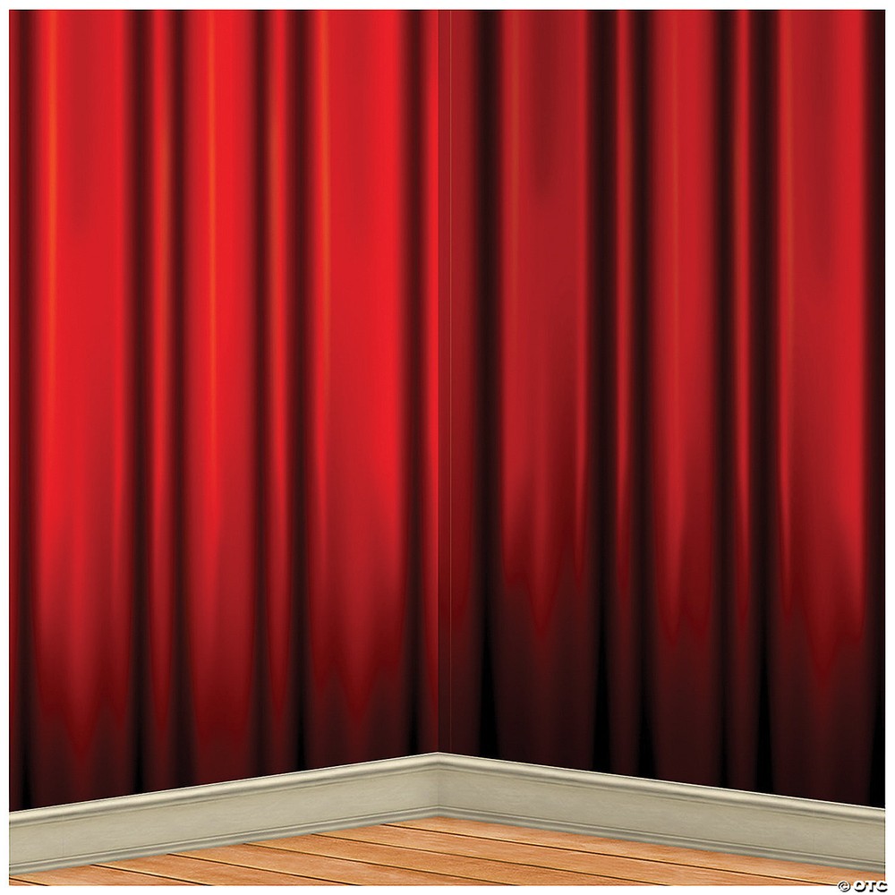 Red Curtain Backdrp 4Ft X 30Ft – Morris Costumes