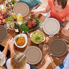 Wiooffen 50Pcs Brown Paper Plates 9 Inch Gradient Color Disposable Round Dess…