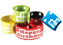 Teacher Created Resources Birthday Slap Bracelets 10pk