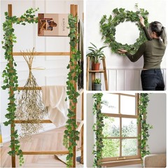 Artificial Ivy Vines Ivy Garland 2Pcs 74.8inch Fake Vines Hanging Plants with