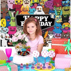 Fuggler Party Supplies Set Balloons Cake Toppers Banner Birthday Decor Gift