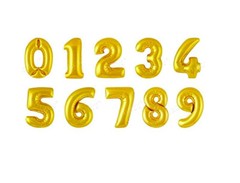16» 32» 40» Number Balloon Party Decoration Gold Silver Blue Black Green Pink