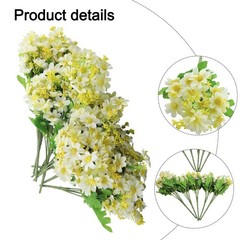 Customizable 28 Heads Silk Daisy Flowers for Beautiful Event Arrangements
